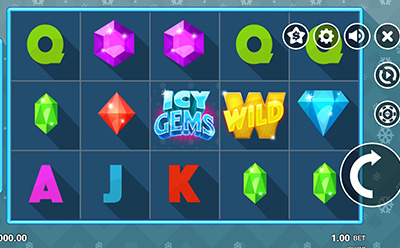 Tragamonedas Icy Gems en el casino online chileno Royal Vegas
